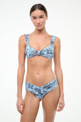 JANIE BIKINI TOP | SKY TOILE