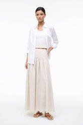 PROCIDA LINEN SKIRT | NATURAL