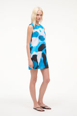 BREA LINEN DRESS | BLUE HAZE