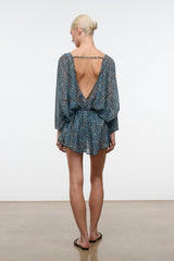 NOUR MINI DRESS | TIDAL SHELL