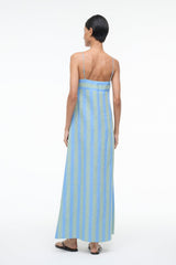 LAURA LINEN DRESS | SEAPORT STRIPE