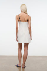 EVANGELINE SILK MINI DRESS | DA ADOLFO