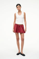 SOSA SKIRT | DEEP RED