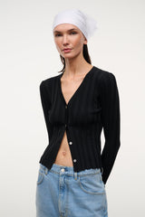 EZRA CARDIGAN | BLACK
