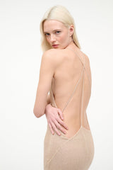 RHEA DRESS | CHAMPAGNE