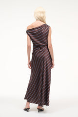 PHARE SILK DRESS | REDONDO STRIPE