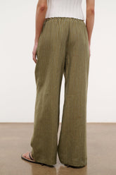 MATEO LINEN PANT | PORTO STRIPE