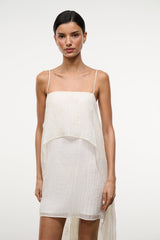VALENCIA MINI DRESS | WHITE