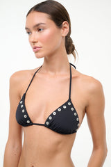 LIDO BIKINI TOP | BLACK