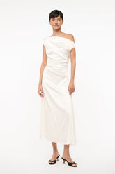 PHARE SILK DRESS | IVORY