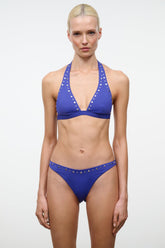 IRINA BIKINI TOP | COBALT STUDS