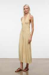 LOUISE SILK DRESS | MONDAY STRIPE