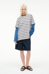 WILLIAM TEE | MOJAVE STRIPE ECHO STRIPE
