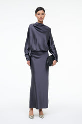 PHOEBE SILK DRESS | NOCTURNE