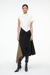 DAVINA DRESS | BLACK MULTI