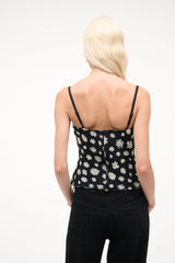 EVANGELINE TOP | ONYX DITSY