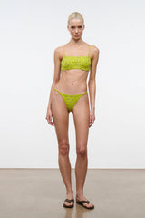 SISLEY STRING BIKINI BOTTOM | CITRON STUDS