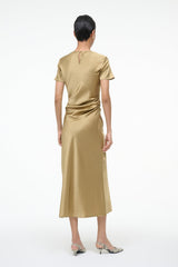 MARCEL SILK DRESS | ANTIQUE
