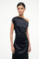 PHARE SILK DRESS | BLACK
