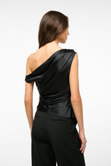 PHARE SILK TOP | BLACK