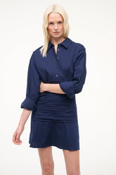 INDYA MINI DRESS | NAVY