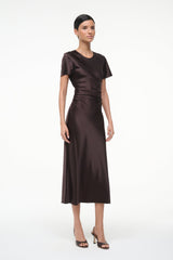 MARCEL SILK DRESS | EARTH