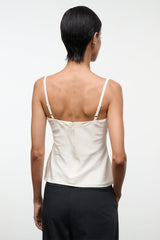 EVANGELINE TOP | IVORY SILK