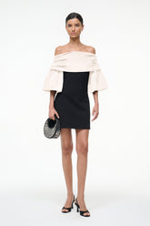 HARPER DRESS | BLACK IVORY