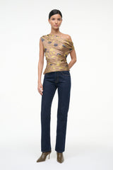 PHARE SILK TOP | VINTAGE FLORAL
