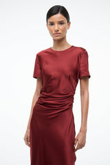 MARCEL SILK DRESS | SANGRIA