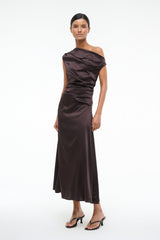 PHARE SILK DRESS | EARTH