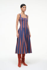 WELLS DRESS | RAILROAD STRIPE