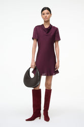 IRIS SILK DRESS | SYRAH