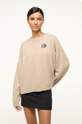 CUSTOM STAUD x C.BONZ SERRANO CASHMERE SWEATER | STONE