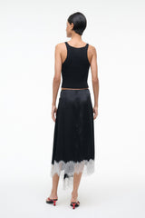 SONOMA SILK SKIRT | BLACK