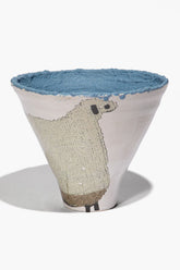 CERAMIC SHEEP VASE | WIDE