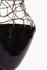 ORGANIC WOVEN CONE | CERAMIC TWINE