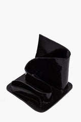 WAVY STATIONARY HOLDER | BLACK GLAZE