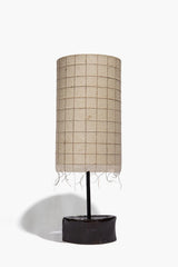 CERAMIC TABLE LAMP | BLACK GLAZE