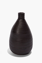 STRATUM WRAPPED VASE | ESPRESSO
