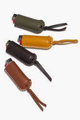 PYRE LEATHER LIGHTER COVER | ESPRESSO