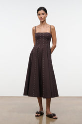 WYLIE DRESS | EARTH STUDS