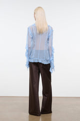 STROLL SILK DUPIONI PANT | EARTH