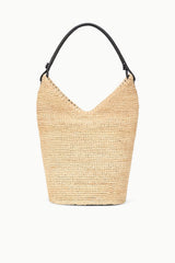 LANI LARGE RAFFIA BUCKET BAG | NATURAL