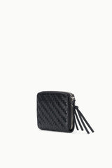 MAE HAND-WOVEN WALLET | BLACK WOVEN