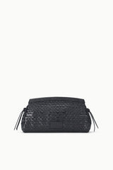 MAUDE CONVERTIBLE CLUTCH | BLACK WOVEN