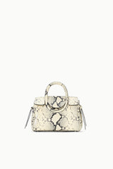 MAUDE MINI CARRYALL | WHITE SNAKE