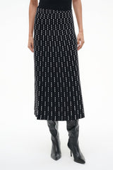 LENA SKIRT | BLACK GEO