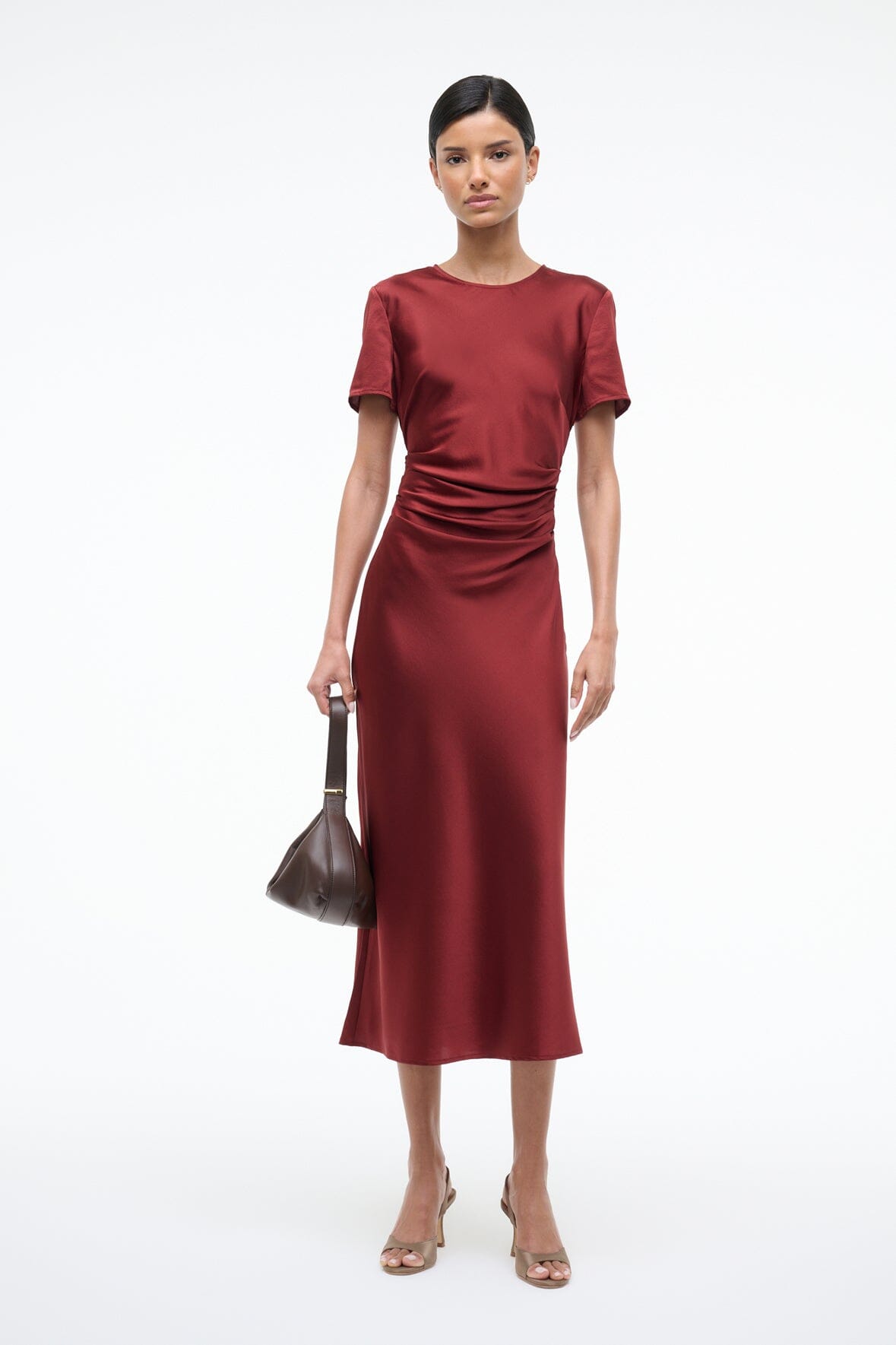 MARCEL SILK DRESS | SANGRIA