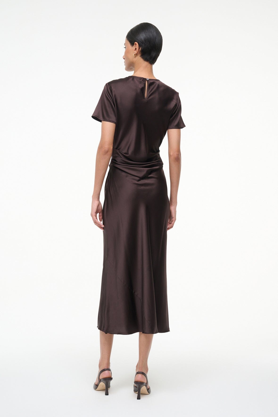 MARCEL SILK DRESS | EARTH